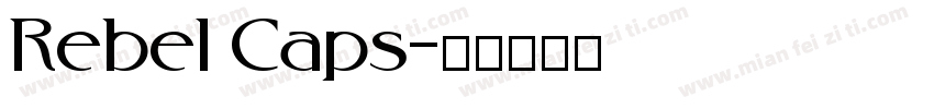 Rebel Caps字体转换